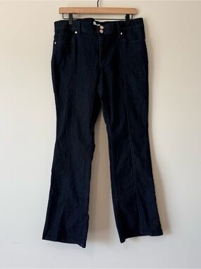 Dark Wash Bootcut Denim Jeans Y2K Classic Cotton Blend Women’s 12 Nine West
